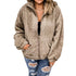 Autumn and Winter Wool Zip Cardigan Double-sided Fleece Jacket
